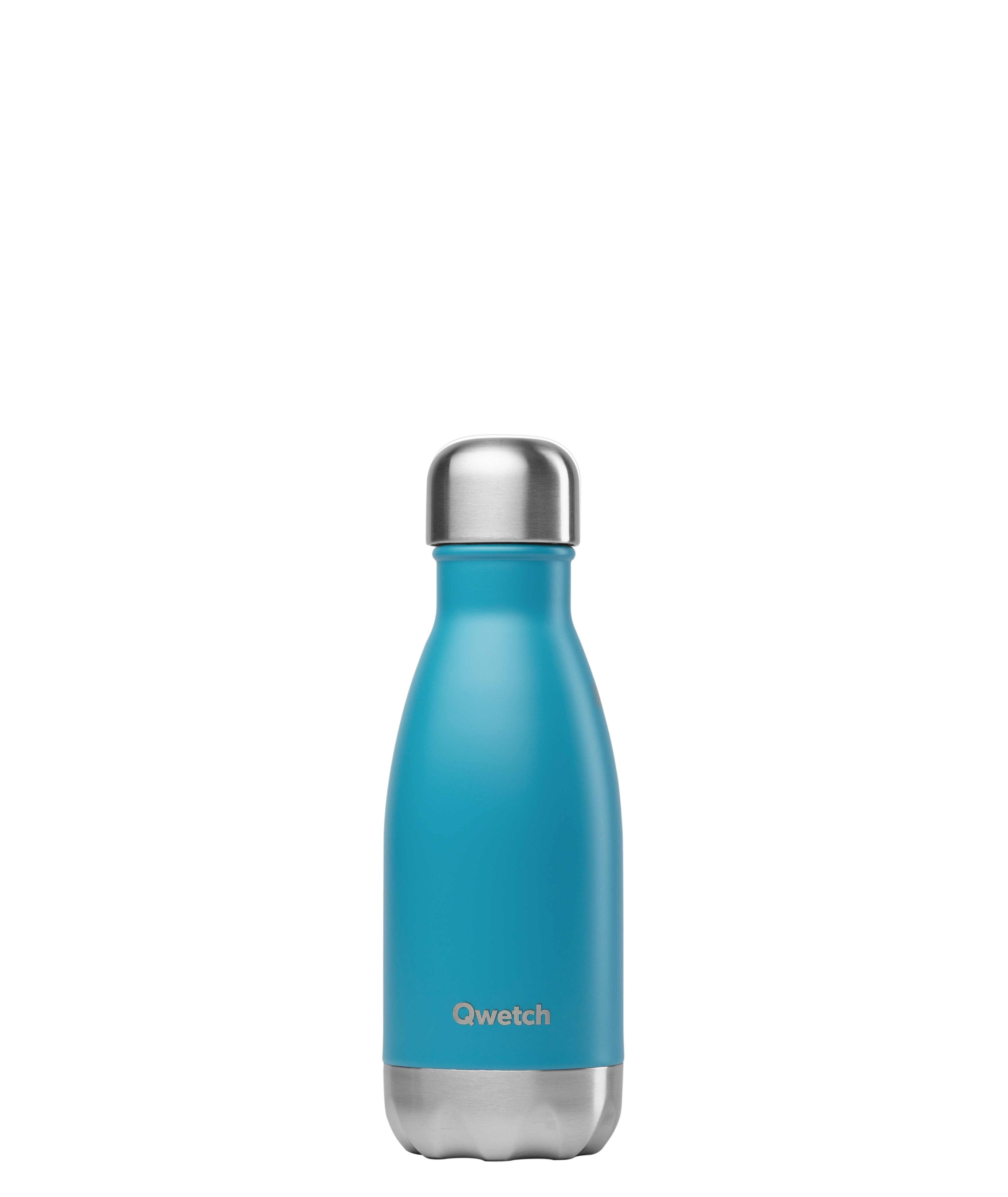 Qwetch Bouteille isotherme inox original bleu turquoise 260ml - 10002
